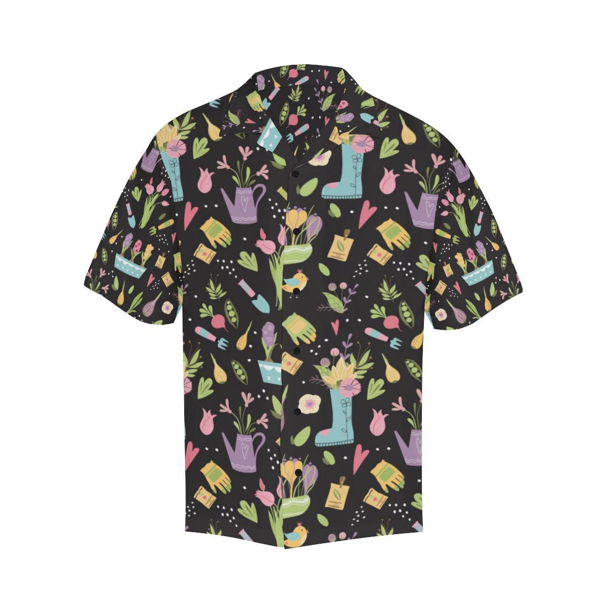 Gardening Pattern Print Design G03 Men Hawaiian Shirt-JorJune