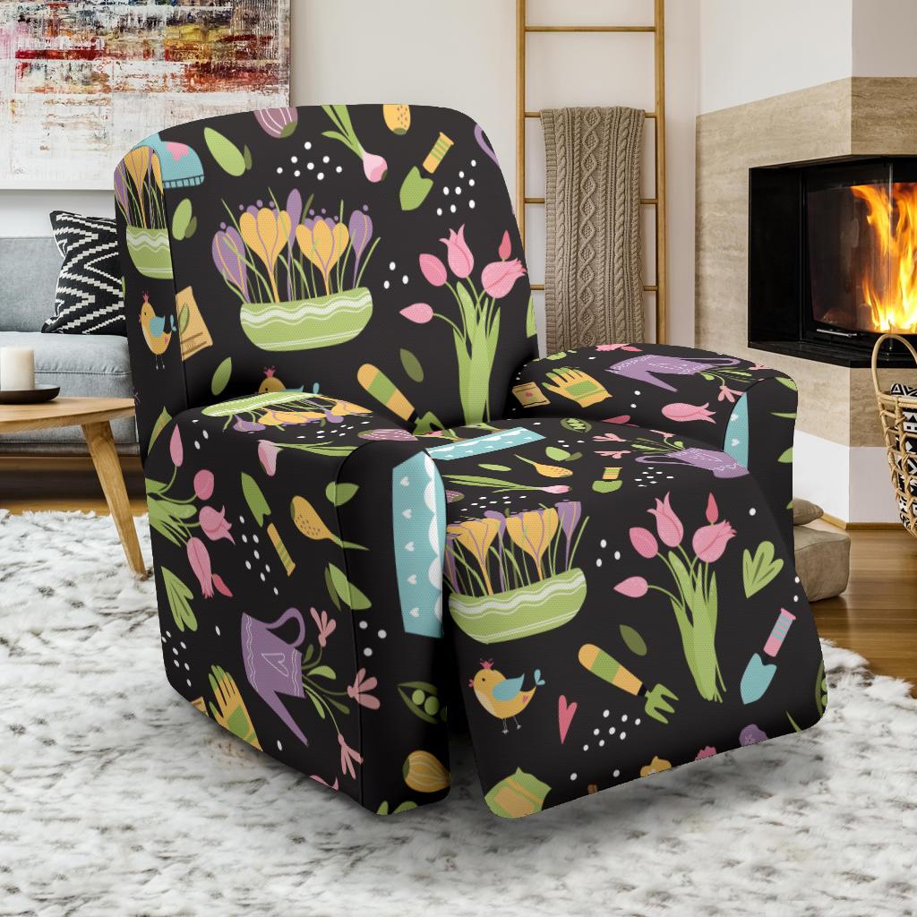 Gardening Pattern Print Design G03 Recliner Slipcover-JORJUNE.COM