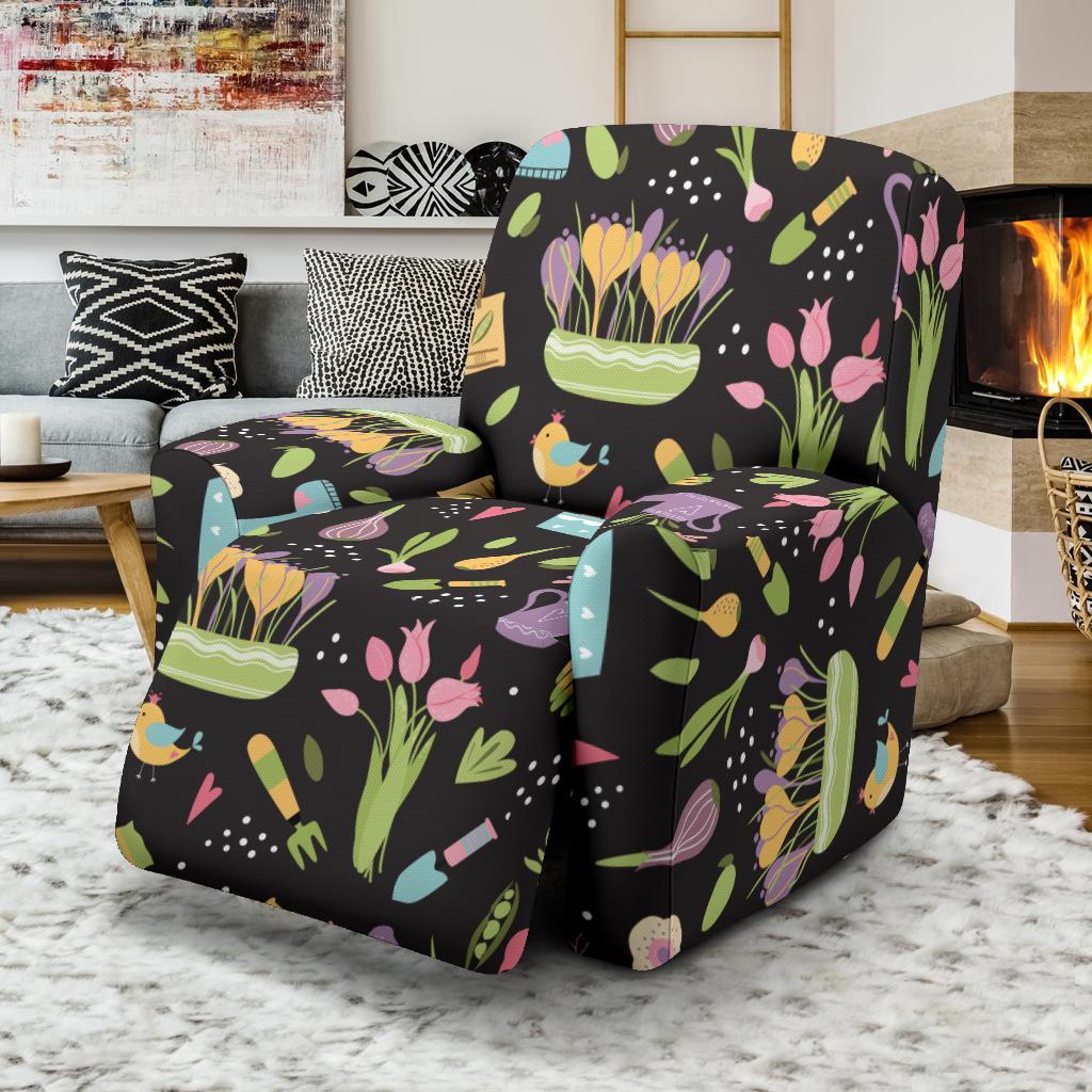 Gardening Pattern Print Design G03 Recliner Slipcover-JORJUNE.COM