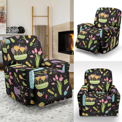 Gardening Pattern Print Design G03 Recliner Slipcover-JORJUNE.COM