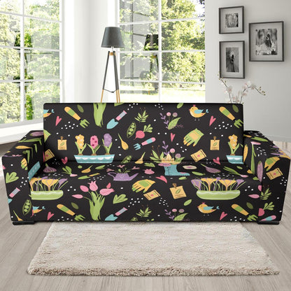 Gardening Pattern Print Design G03 Sofa Slipcover-JORJUNE.COM