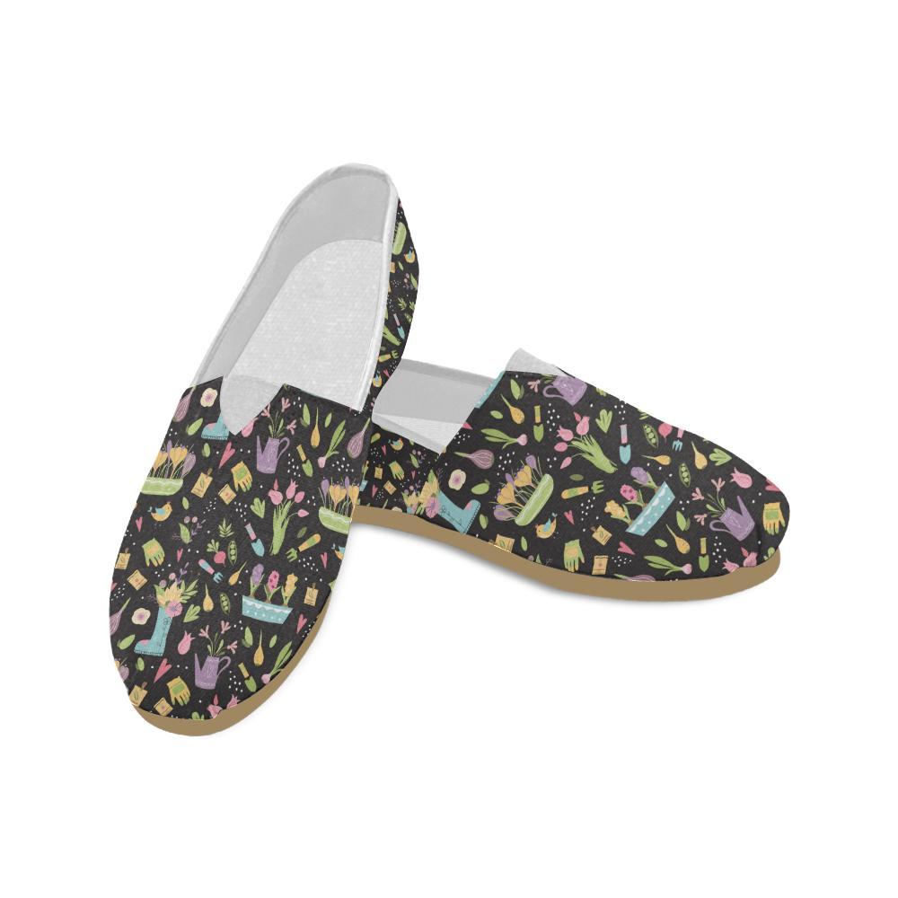 Gardening Pattern Print Design G03 Women Casual Shoes-JorJune.com