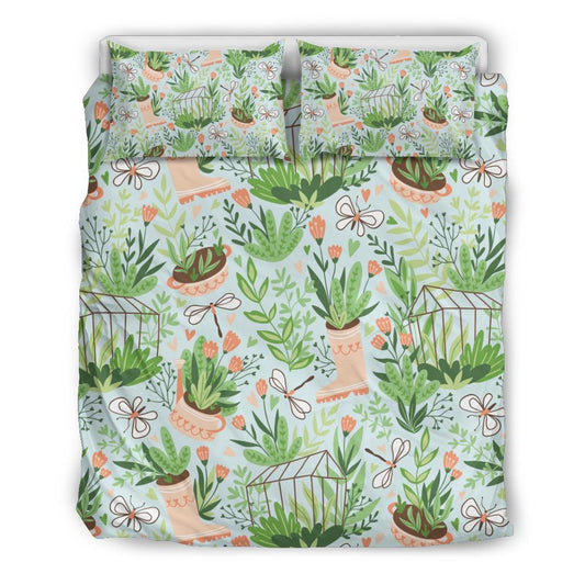 Gardening Pattern Print Design G04 Duvet Cover Bedding Set-JORJUNE.COM