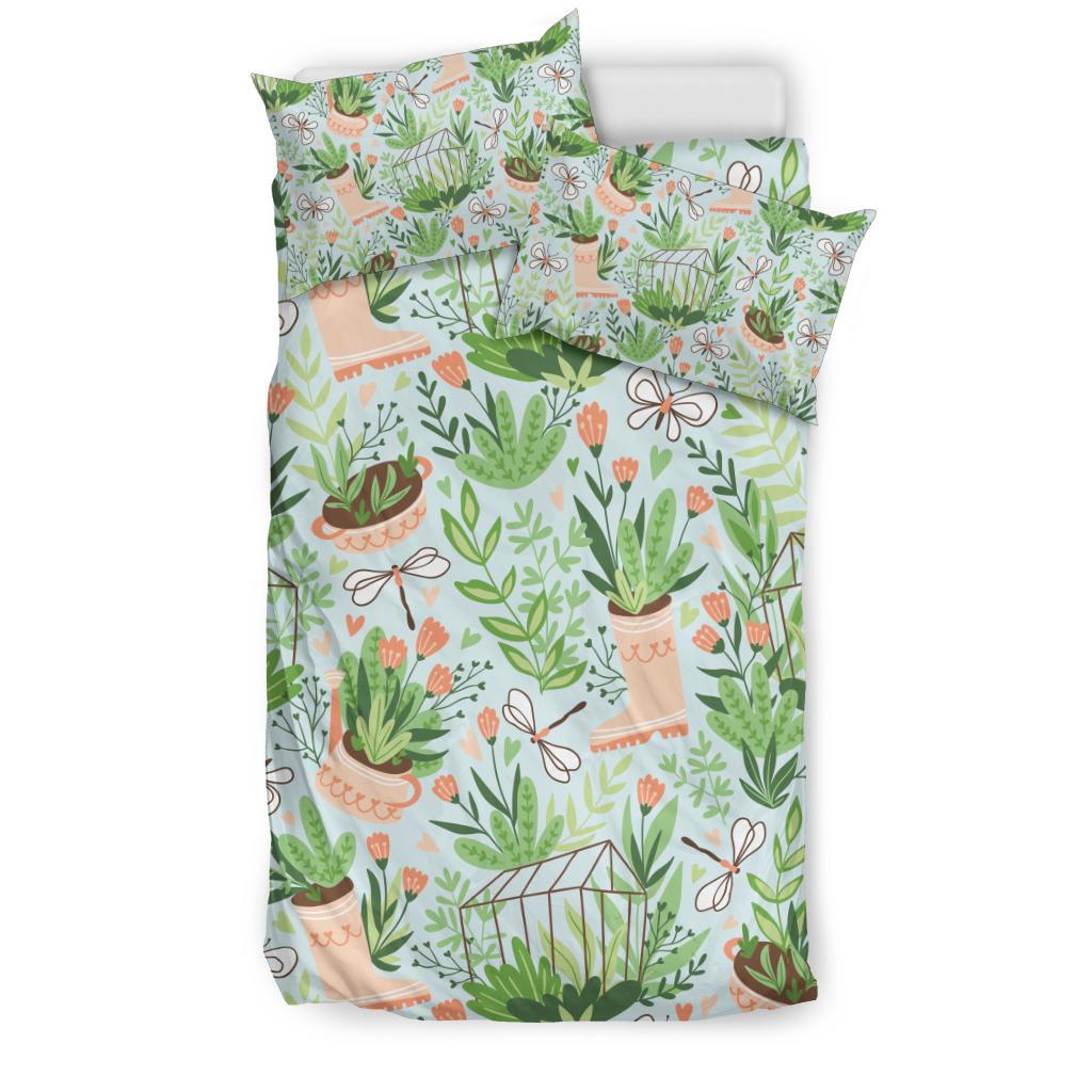 Gardening Pattern Print Design G04 Duvet Cover Bedding Set-JORJUNE.COM