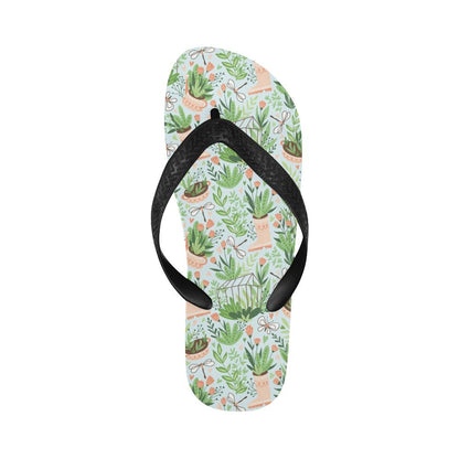 Gardening Pattern Print Design G04 Flip Flops-JorJune