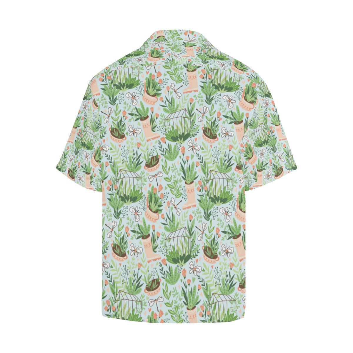 Gardening Pattern Print Design G04 Men Hawaiian Shirt-JorJune