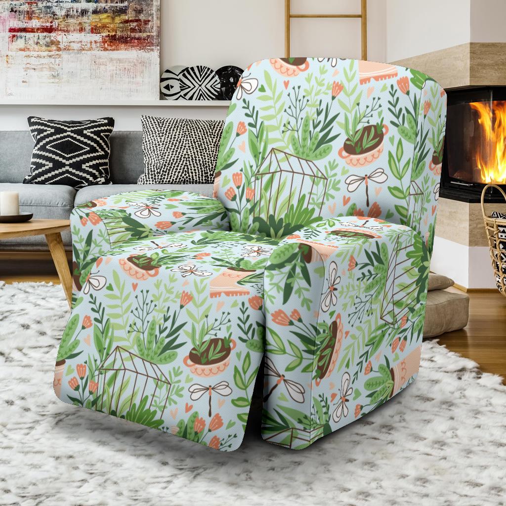 Gardening Pattern Print Design G04 Recliner Slipcover-JORJUNE.COM