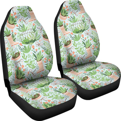 Gardening Pattern Print Design G04 Universal Fit Car Seat Covers-JorJune