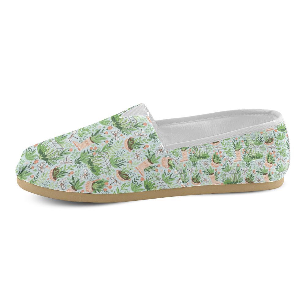 Gardening Pattern Print Design G04 Women Casual Shoes-JorJune.com