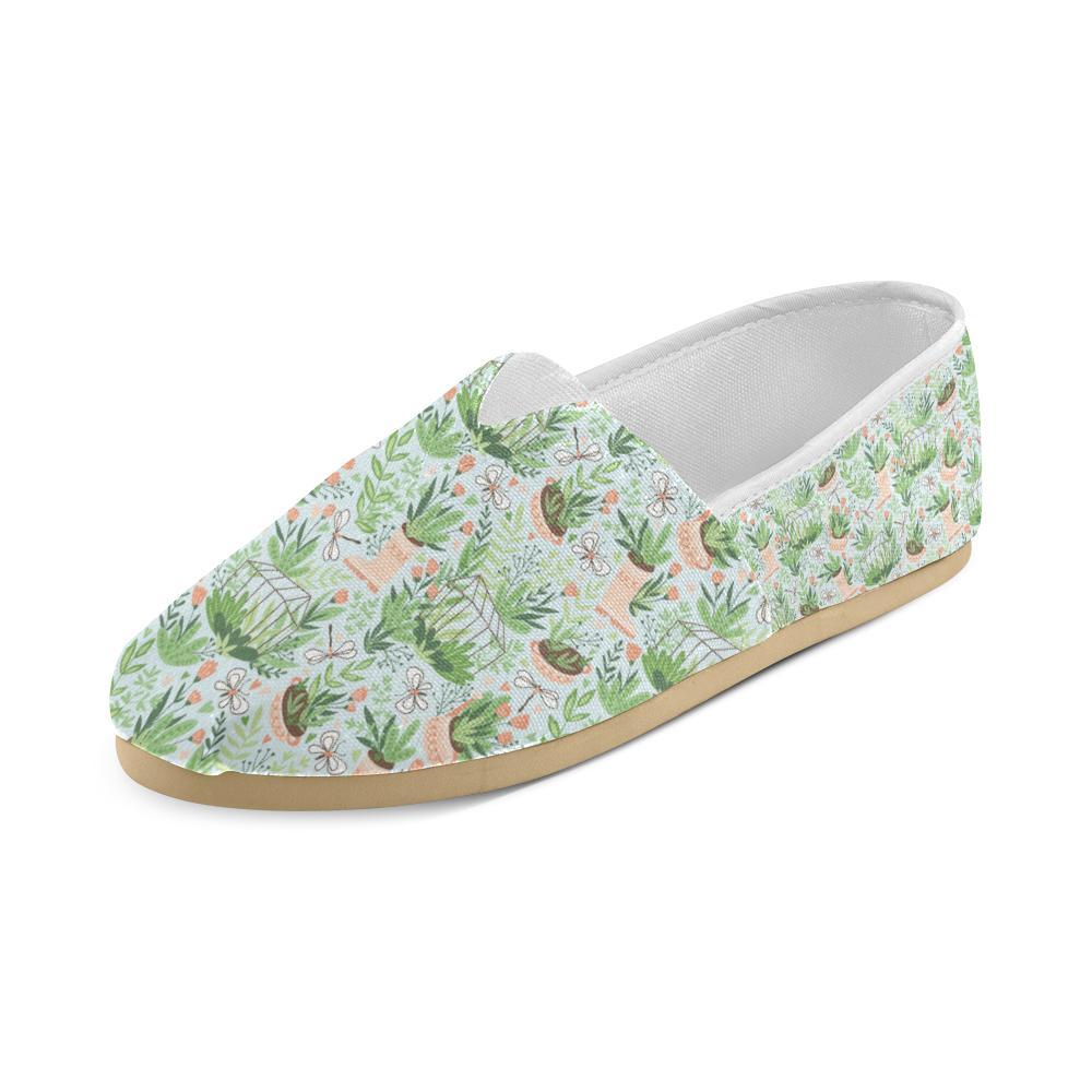 Gardening Pattern Print Design G04 Women Casual Shoes-JorJune.com