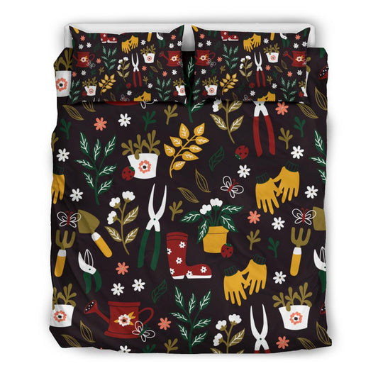 Gardening Pattern Print Design G05 Duvet Cover Bedding Set-JORJUNE.COM