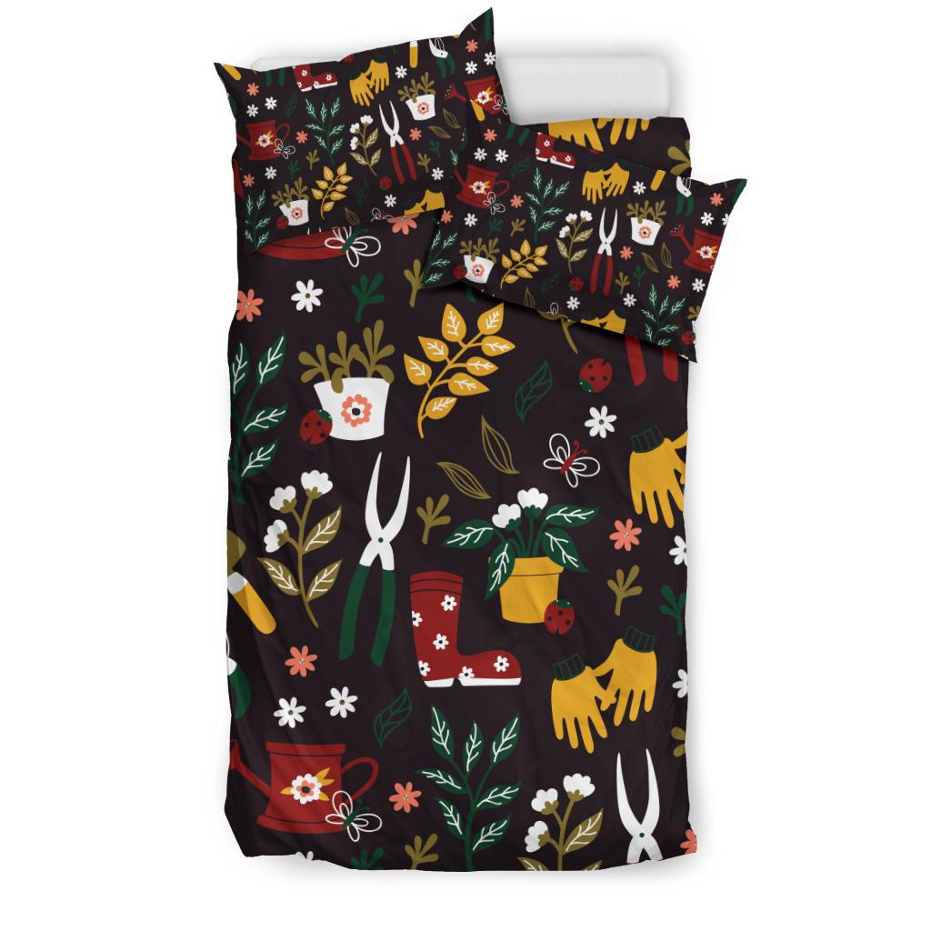Gardening Pattern Print Design G05 Duvet Cover Bedding Set-JORJUNE.COM