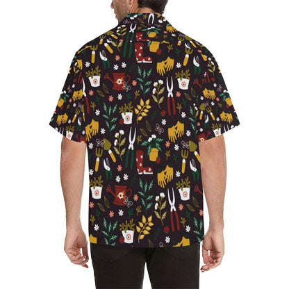 Gardening Pattern Print Design G05 Men Hawaiian Shirt-JorJune