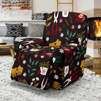 Gardening Pattern Print Design G05 Recliner Slipcover-JORJUNE.COM