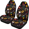 Gardening Pattern Print Design G05 Universal Fit Car Seat Covers-JorJune