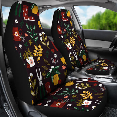 Gardening Pattern Print Design G05 Universal Fit Car Seat Covers-JorJune