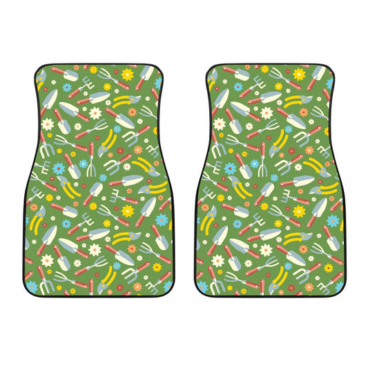 Gardening Pattern Print Design G06 Car Floor Mats-JorJune