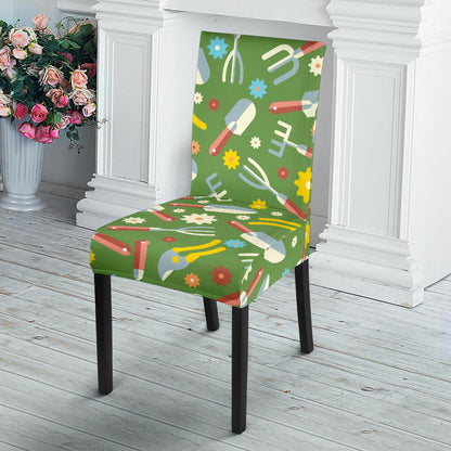 Gardening Pattern Print Design G06 Dining Chair Slipcover-JORJUNE.COM
