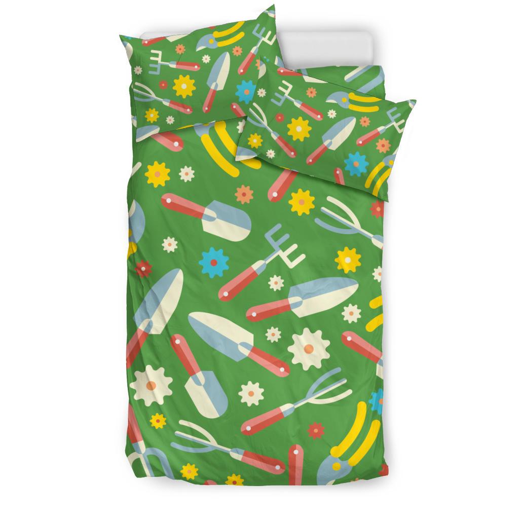 Gardening Pattern Print Design G06 Duvet Cover Bedding Set-JORJUNE.COM