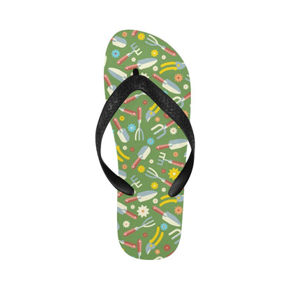 Gardening Pattern Print Design G06 Flip Flops-JorJune