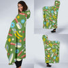 Gardening Pattern Print Design G06 Hooded Blanket-JORJUNE.COM