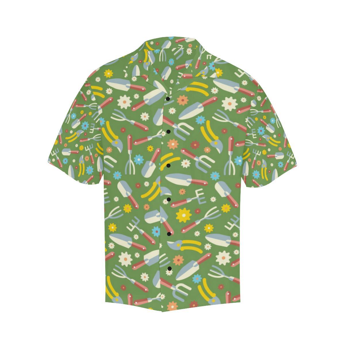 Gardening Pattern Print Design G06 Men Hawaiian Shirt-JorJune