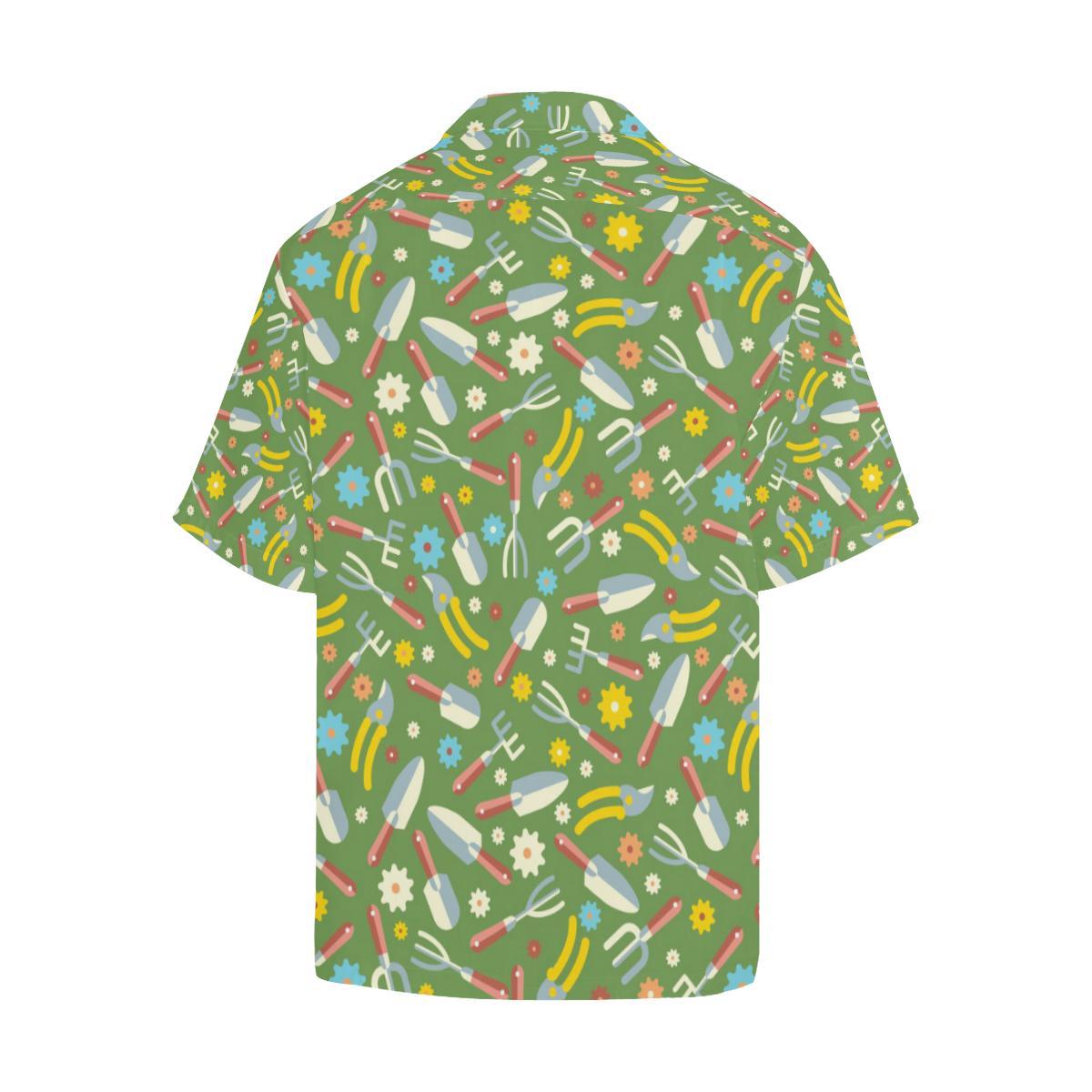 Gardening Pattern Print Design G06 Men Hawaiian Shirt-JorJune