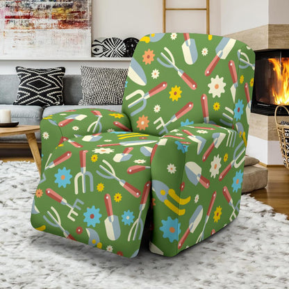 Gardening Pattern Print Design G06 Recliner Slipcover-JORJUNE.COM