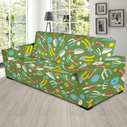 Gardening Pattern Print Design G06 Sofa Slipcover-JORJUNE.COM