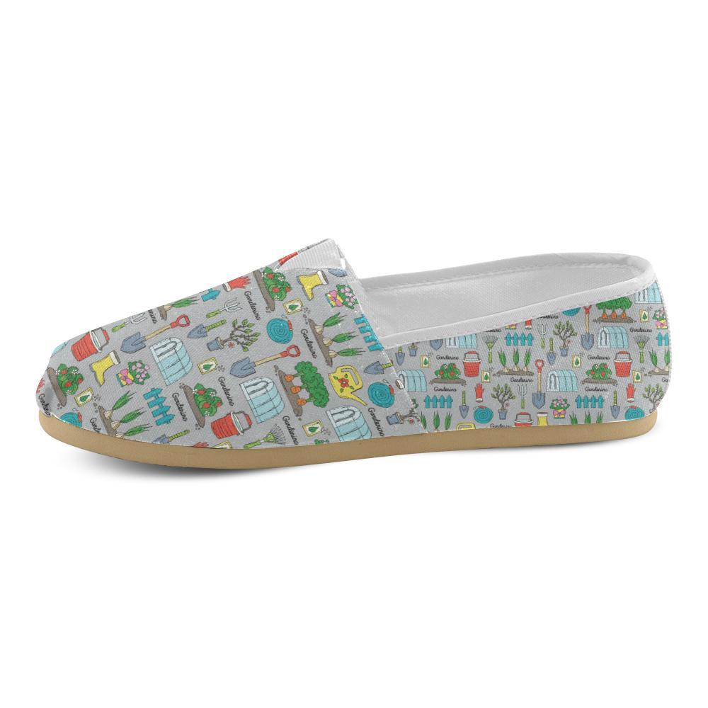 Gardening Pattern Print Design G07 Women Casual Shoes-JorJune.com