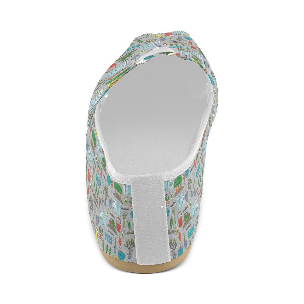 Gardening Pattern Print Design G07 Women Casual Shoes-JorJune.com