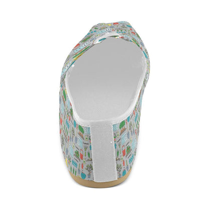 Gardening Pattern Print Design G07 Women Casual Shoes-JorJune.com