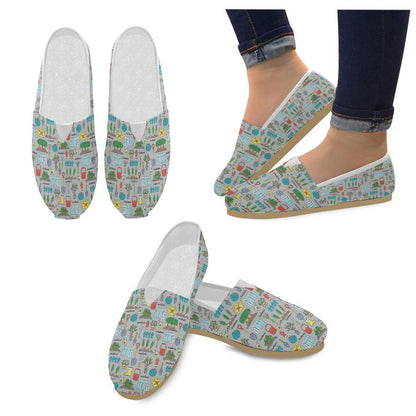 Gardening Pattern Print Design G07 Women Casual Shoes-JorJune.com