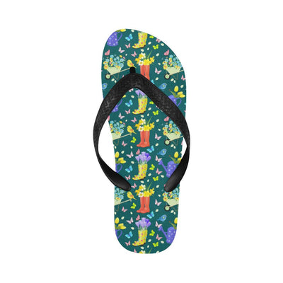 Gardening Pattern Print Design G08 Flip Flops-JorJune