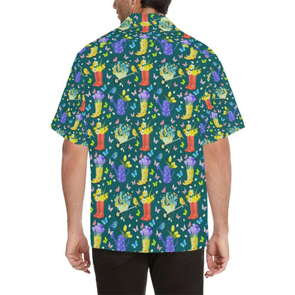 Gardening Pattern Print Design G08 Men Hawaiian Shirt-JorJune