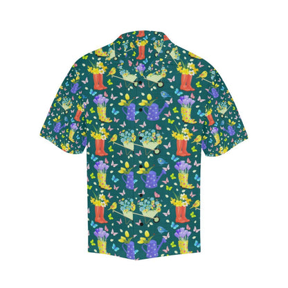 Gardening Pattern Print Design G08 Men Hawaiian Shirt-JorJune