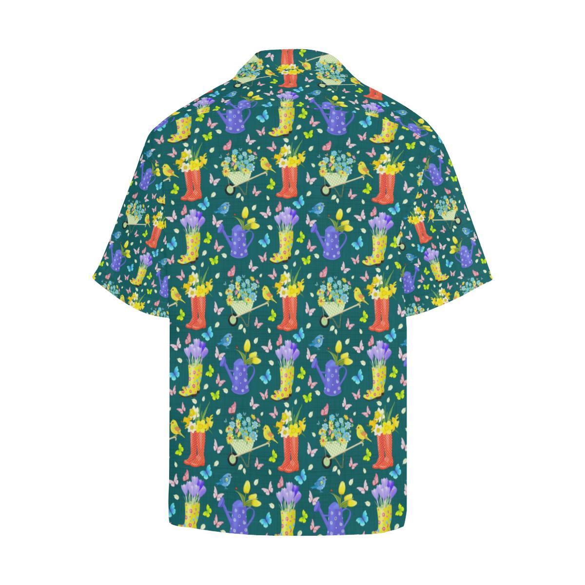 Gardening Pattern Print Design G08 Men Hawaiian Shirt-JorJune