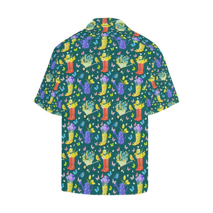 Gardening Pattern Print Design G08 Men Hawaiian Shirt-JorJune