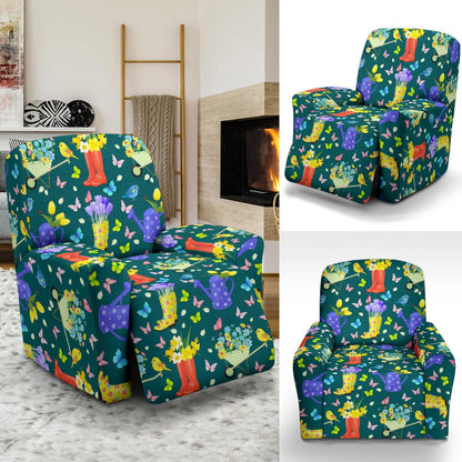 Gardening Pattern Print Design G08 Recliner Slipcover-JORJUNE.COM