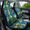 Gardening Pattern Print Design G08 Universal Fit Car Seat Covers-JorJune