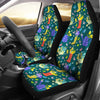 Gardening Pattern Print Design G08 Universal Fit Car Seat Covers-JorJune