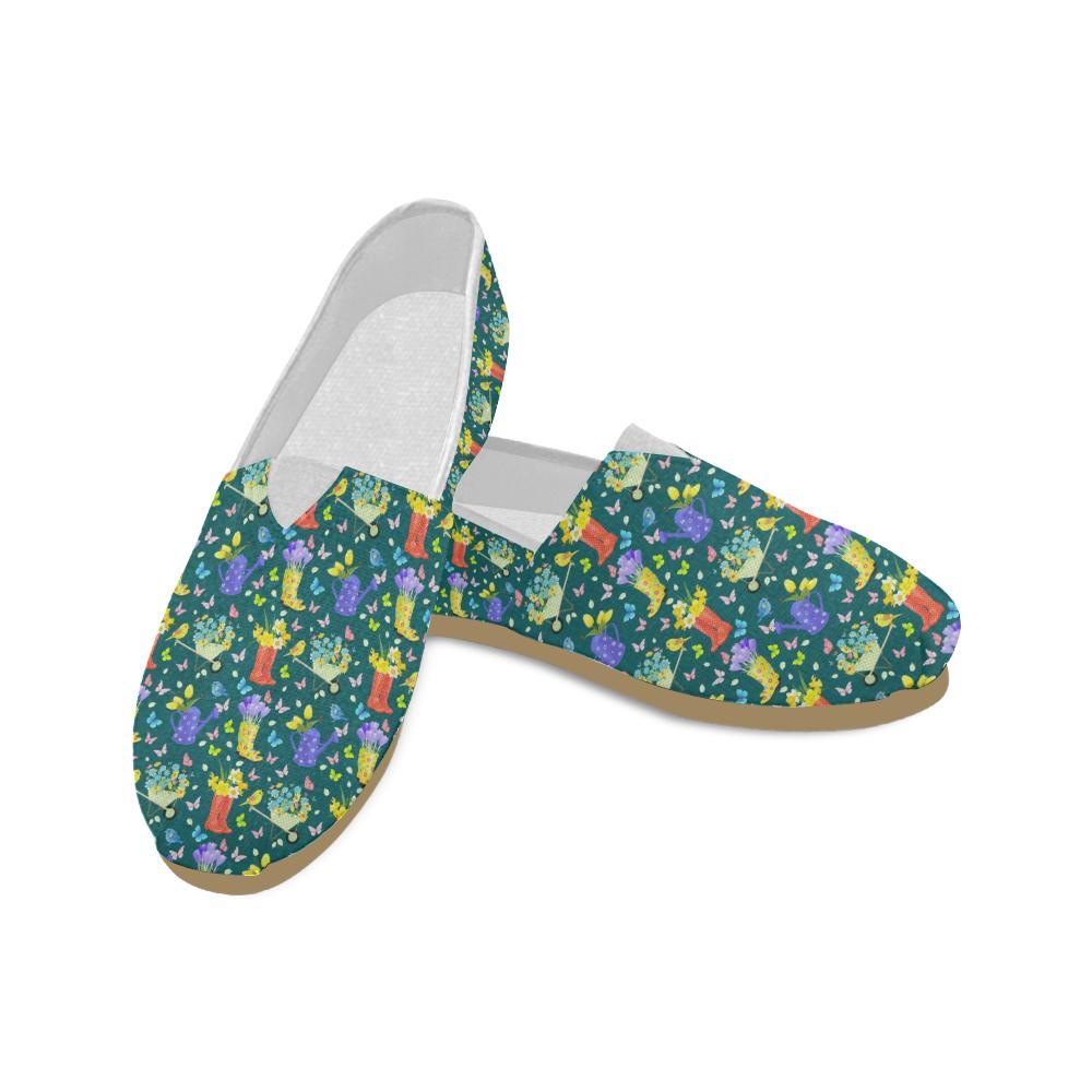 Gardening Pattern Print Design G08 Women Casual Shoes-JorJune.com