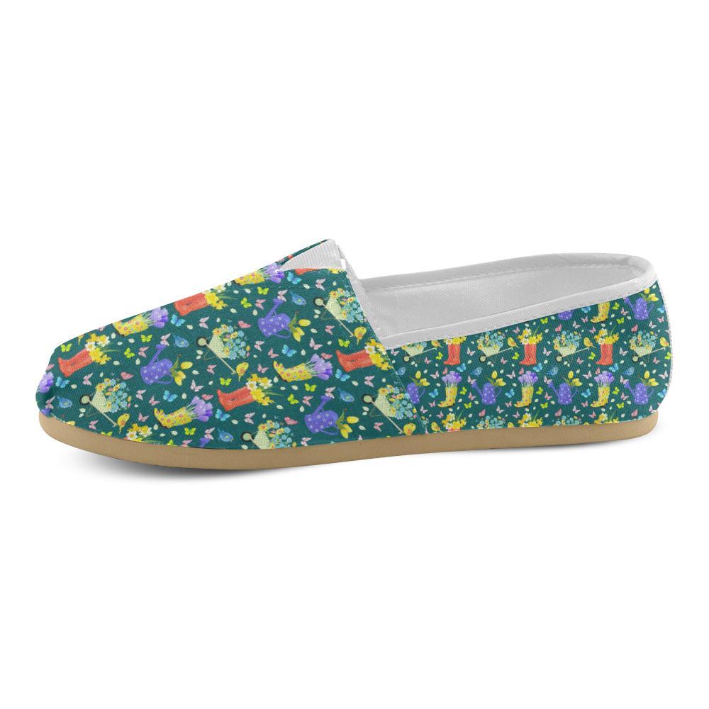 Gardening Pattern Print Design G08 Women Casual Shoes-JorJune.com