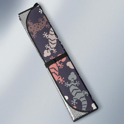 Gecko Pattern Print Design 02 Car Sun Shade-JORJUNE.COM
