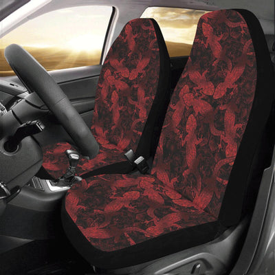 Gecko Pattern Print Design 04 Car Seat Covers (Set of 2)-JORJUNE.COM