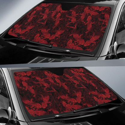 Gecko Pattern Print Design 04 Car Sun Shade-JORJUNE.COM