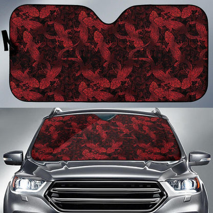 Gecko Pattern Print Design 04 Car Sun Shade-JORJUNE.COM