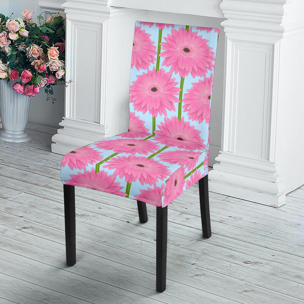 Gerberas Pattern Print Design GB01 Dining Chair Slipcover-JORJUNE.COM