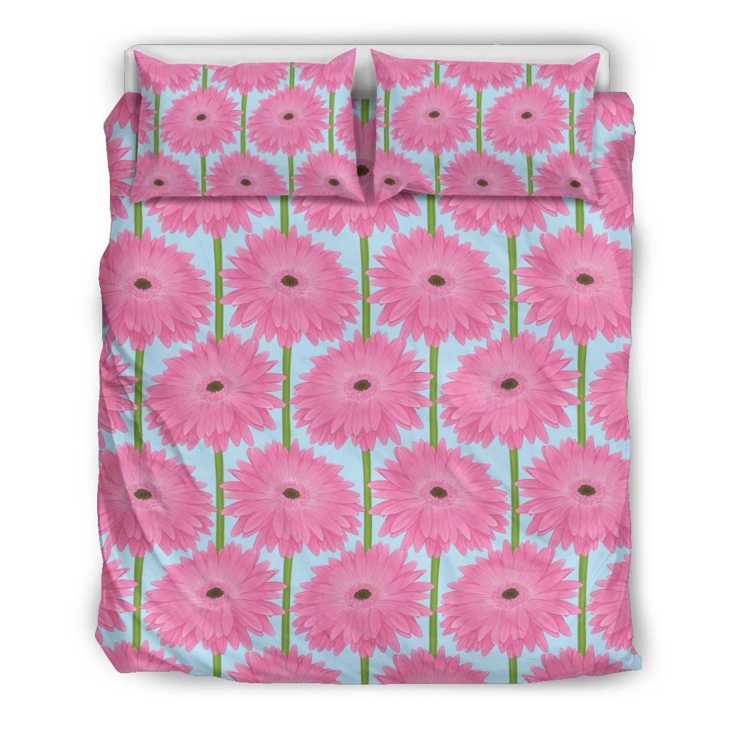 Gerberas Pattern Print Design GB01 Duvet Cover Bedding Set-JORJUNE.COM