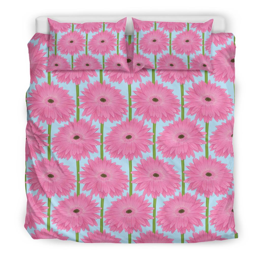 Gerberas Pattern Print Design GB01 Duvet Cover Bedding Set-JORJUNE.COM